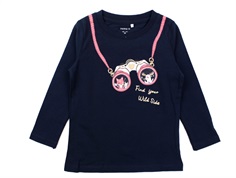 Name It top dark sapphire glitter